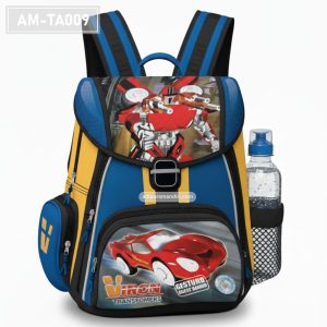 AM-TA009 – Tas Anak Karakter Viron Transformers Biru Kuning