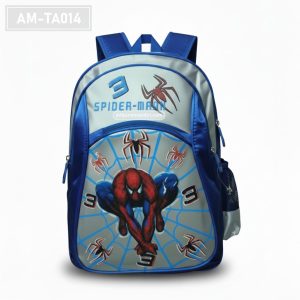 AM-TA014 – Tas Anak Karakter Spider-Man Biru Silver