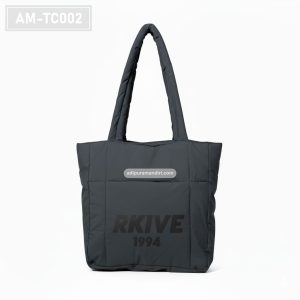 AM-TC002 – Tote Bag Puffer Abu-abu Gelap