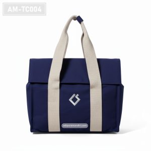 AM-TC004 – Tote Bag Canvas Navy Structured