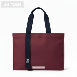AM-TC005 – Tote Bag Canvas Maroon Korporat