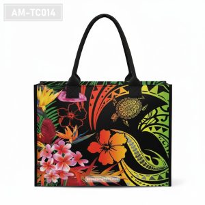 AM-TC014 – Tote Bag Canvas Floral Tropis