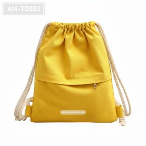 AM-TD002– Tas Serut Canvas Kuning Ransel