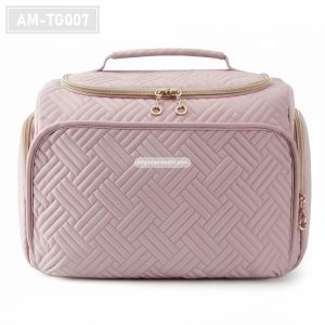 AM-TG007 – Organizer Vanity Case Quilted Pink