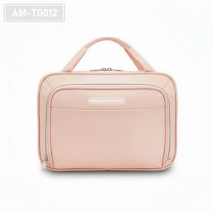 AM-TG012 – Toiletry Bag PU Leather Pink Blush