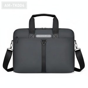 AM-TK004 – Tas Laptop Abu-abu Minimalis Tahan Air
