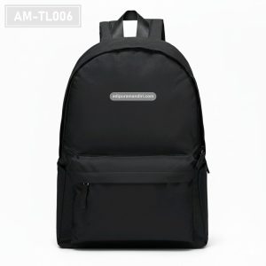 AM-TL006 – Tas Sekolah Klasik Hitam Polos