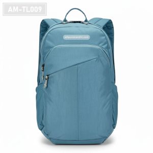 AM-TL009 – Tas Sekolah Sporty Biru Teal Ripstop