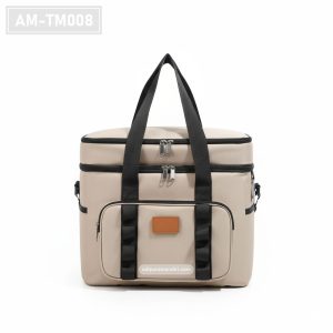 AM-TM008 – Lunch Bag Beige Kulit Besar