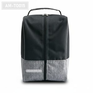 AM-TO015 – Tas Olahraga Shoe Bag Hitam Abu