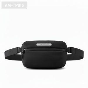 AM-TP015– Tas Pinggang Hitam Ergonomis Premium