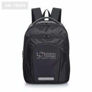 AM-TR009– Tas Ransel Lembaga Hitam Profesional