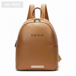 AM-TR012– Tas Ransel Wanita Mini Kulit Tan