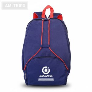 AM-TR013– Tas Ransel Sporty Navy Aksen Merah