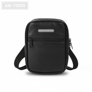 AM-TS005 – Tas Selempang Kulit Hitam