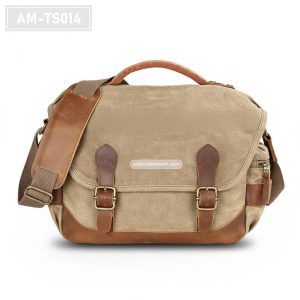 AM-TS014 – Tas Selempang Canvas Kamera Beige