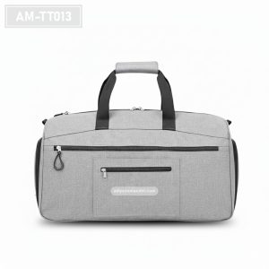 AM-TT013 – Tas Travel Duffle Grey Melange Modern